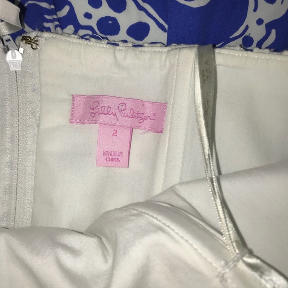 Lilly Pulitzer Ferris Strapless Cotten Eyelet - Picture 4 of 6